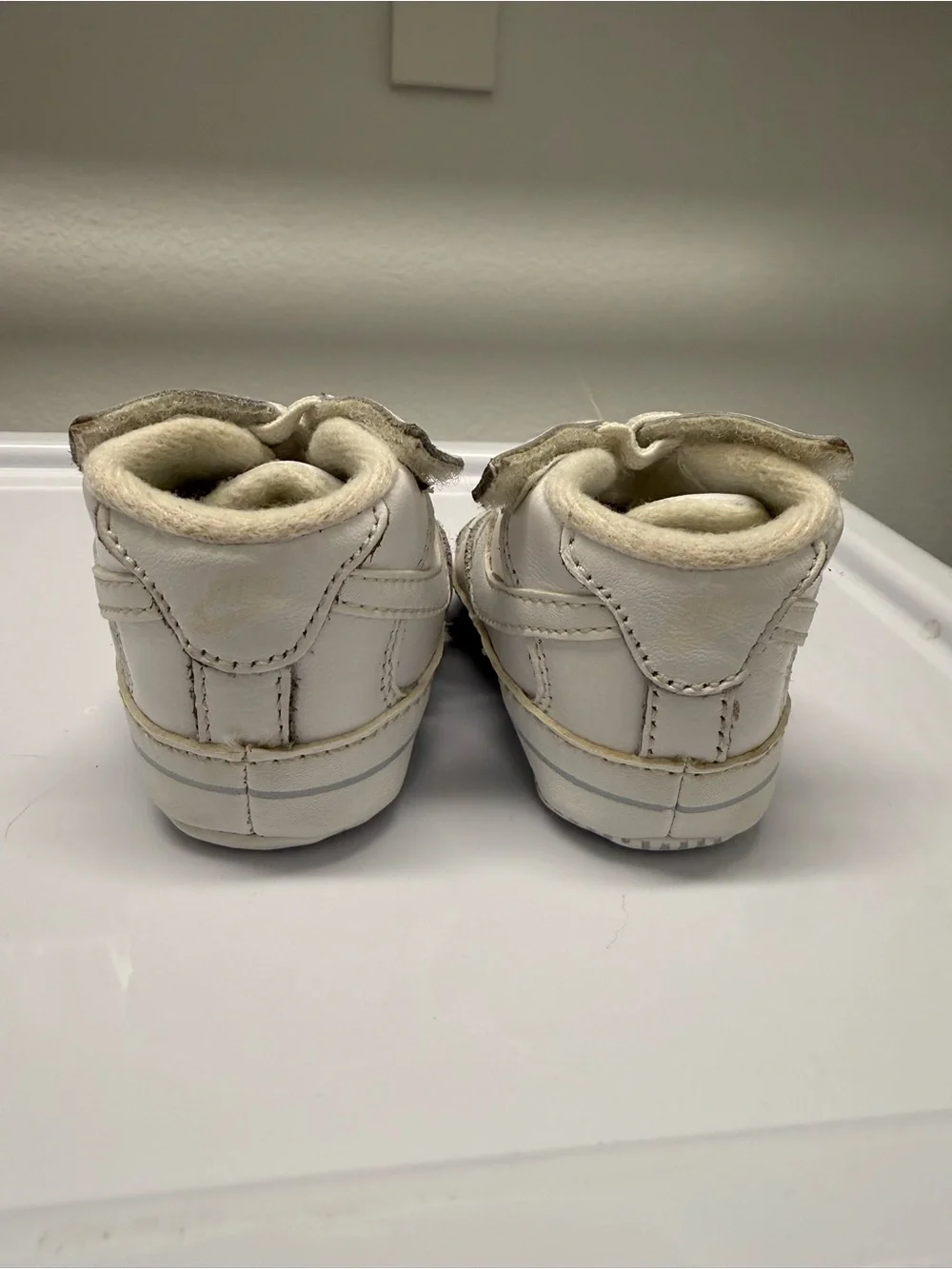 Nike Baby Leather Velcro Sneakers